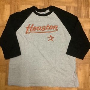 Houston Astros Baseball Raglan Shirt